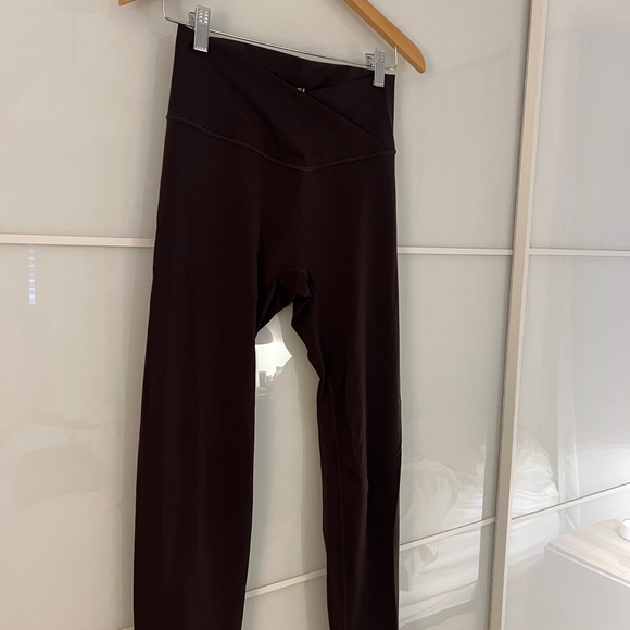 Adanola Ultimate Wrap Over Leggings - Coffee Bean - L - Picture 4 of 6